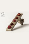 Parts of Four tablet earrings 5 groups, 34mm 1135-1-DA+SPL PPOF5
